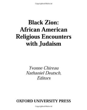 portada Black Zion: African American Religious Encounters With Judaism (Religion in America) (en Inglés)