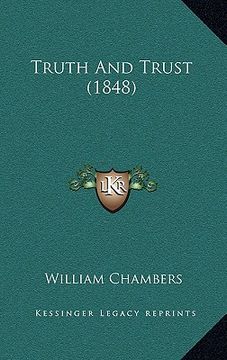 portada truth and trust (1848) (en Inglés)