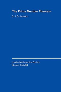portada The Prime Number Theorem Hardback (London Mathematical Society Student Texts) (en Inglés)