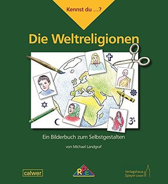 portada Kennst Du. Die Weltreligionen: Ein Bilderbuch zum Selbstgestalten (en Alemán)