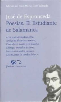 portada Poesías / el Estudiante de Salamanca (Clásicos)