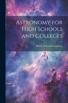 portada Astronomy for High Schools and Colleges