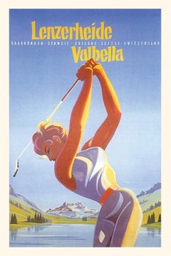 portada Vintage Journal Golfing in Switzerland (en Inglés)