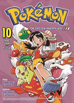 portada Pokémon - die Ersten Abenteuer: Bd. 10: Gold, Silber und Kristall (en Alemán)