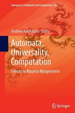 portada Automata, Universality, Computation: Tribute to Maurice Margenstern