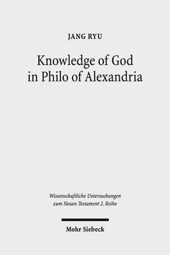 portada Knowledge of God in Philo of Alexandria (in English)