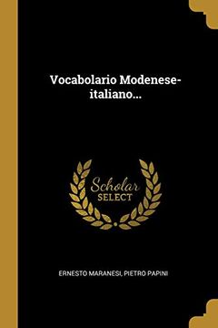 portada Vocabolario Modenese-Italiano.