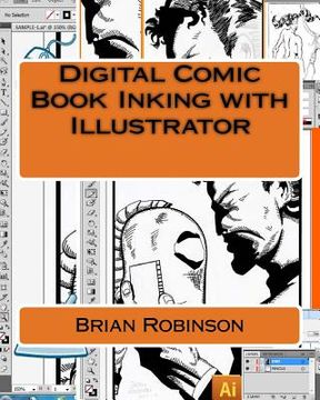 portada Digital Comic Book Inking with Illustrator (en Inglés)