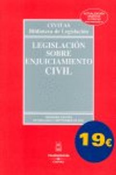 portada legislación sobre enjuiciamiento civil