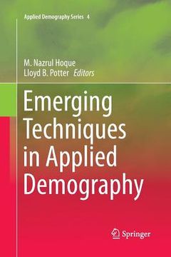 portada Emerging Techniques in Applied Demography (en Inglés)