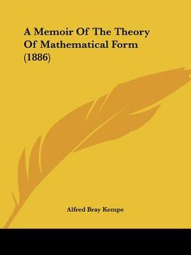 portada a memoir of the theory of mathematical form (1886)