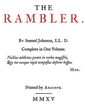 portada The Rambler (in English)