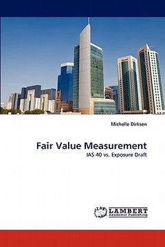portada fair value measurement (en Inglés)