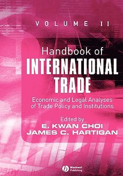 portada handbook of international trade: economic and legal analyses of trade policy and institutions