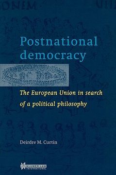portada postnational democracy, the european union in search of a political philosophy (in English)