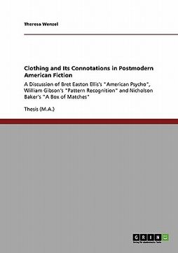 portada Clothing and its Connotations in Postmodern American Fiction (en Inglés)