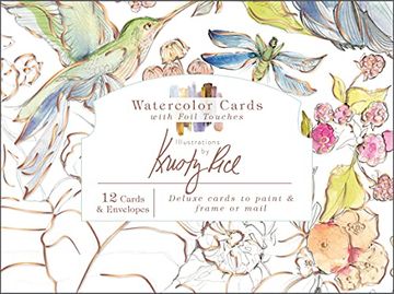portada Watercolor Cards With Foil Touches: Illustrations by Kristy Rice (Artisan) (en Inglés)