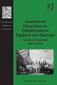 portada anatomical dissection in enlightenment england and beyond (en Inglés)