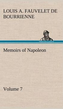 portada memoirs of napoleon - volume 07