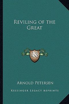 portada reviling of the great (in English)