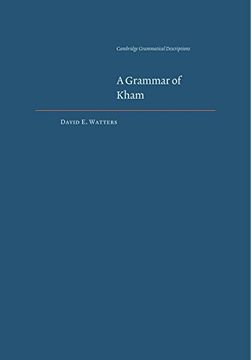 portada A Grammar of Kham Paperback (Cambridge Grammatical Descriptions) (en Inglés)
