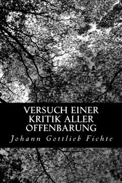 portada Versuch einer Kritik aller Offenbarung (German Edition)