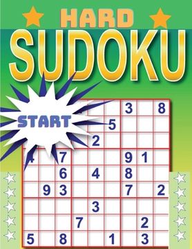 portada Hard Sudoku Puzzle Book (en Inglés)