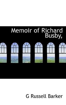 portada memoir of richard busby,
