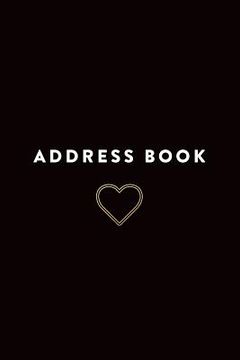 portada Address Book: Heart, 6x9, 130 Pages, Professionally Designed (en Inglés)