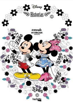 portada Arteterapia. Historias de Amor Disney (Hachette Heroes - Disney - Arteterapia)