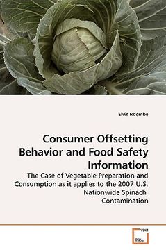 portada consumer offsetting behavior and food safety information (en Inglés)