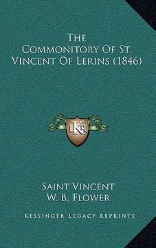 portada the commonitory of st. vincent of lerins (1846) (en Inglés)