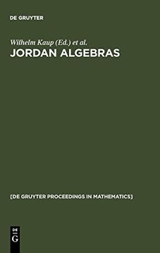portada Jordan Algebras: Proceedings of the Conference Held in Oberwolfach, Germany, August 9-15, 1992 (de Gruyter Proceedings in Mathematics) 