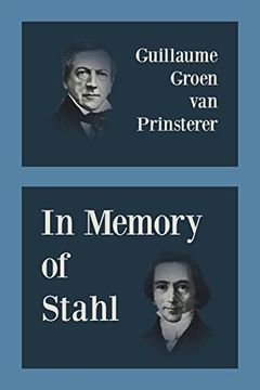 portada In Memory of Stahl (in English)