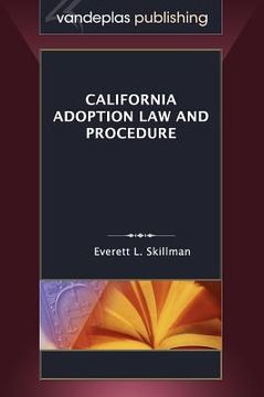 portada california adoption law and procedure (en Inglés)