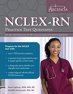 portada Nclex-Rn Practice Test Questions 2020-2021: Nclex rn Review Book With 1000+ Practice Exam Questions for the Nclex Nursing Examination (en Inglés)