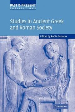 portada Studies in Ancient Greek and Roman Society Paperback (Past and Present Publications) (en Inglés)