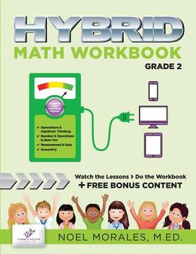 portada Hybrid Math Workbook Grade 2 (en Inglés)