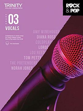 portada Trinity Rock & pop 2018 Vocals: Grade 3 (in English)