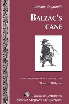 portada Balzac's Cane (Currents in Comparative Romance Languages & Literatures)