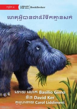 portada Why Hippos Have No Hair - ហេតុអ្វីបានជាដំរី&#603 (en Khmer)