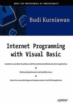 portada internet programming with visual basic (en Inglés)