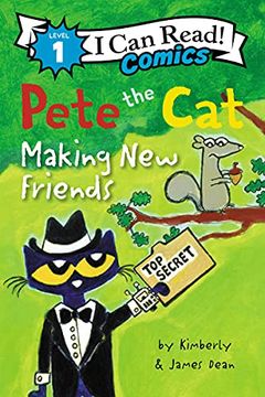 portada I can Read Comics Level 1 hc Pete the cat Making new Friends (en Inglés)