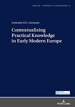 portada Contextualizing Practical Knowledge in Early Modern Europe (Citcem) (en Inglés)