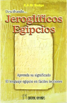 portada Descifrando Jeroglificos Egipcios (in Spanish)