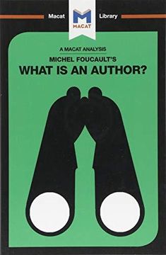 portada Michel Foucault's What is an Author? (The Macat Library) (en Inglés)