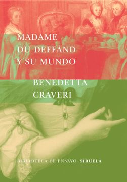 portada Madame du Deffand y su Mundo (in Spanish)