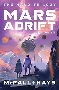 portada Mars Adrift (The Halo Trilogy) (en Inglés)