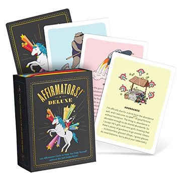 portada Affirmators! Deluxe Deck: 100 Affirmation Cards Deck - Affirmation Cards to Help you Help Yourself Without the Self-Helpy-Ness (in English)