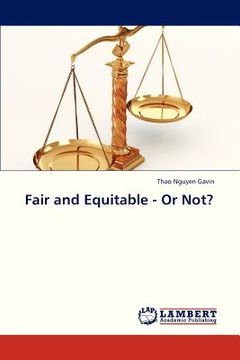 portada fair and equitable - or not? (en Inglés)
